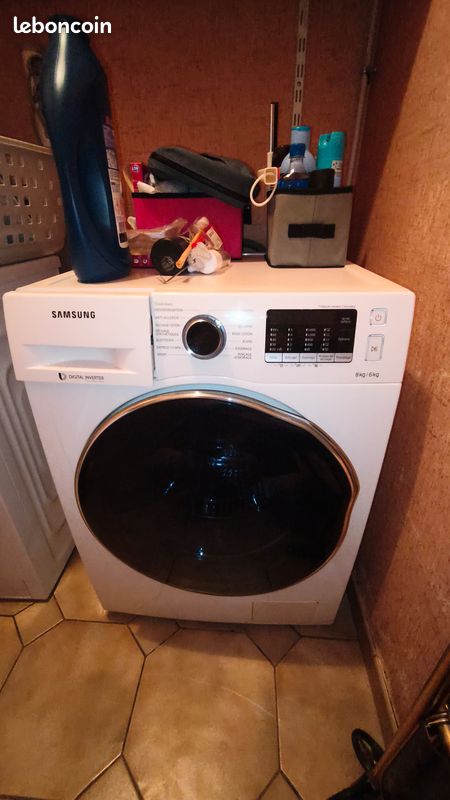 Machine à laver séchante Samsung WD80J5430AW – 8 kg / 6 kg – Bon état (image 2)