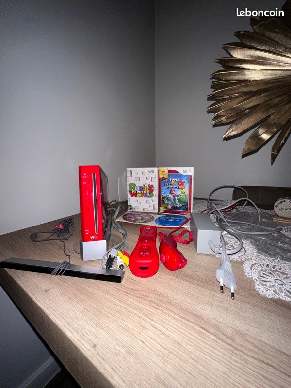Nitendo wii rouge (image 1)