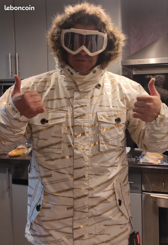Veste De Snowboard Sessions - Taille L - Verte - Capuche - Softshell
