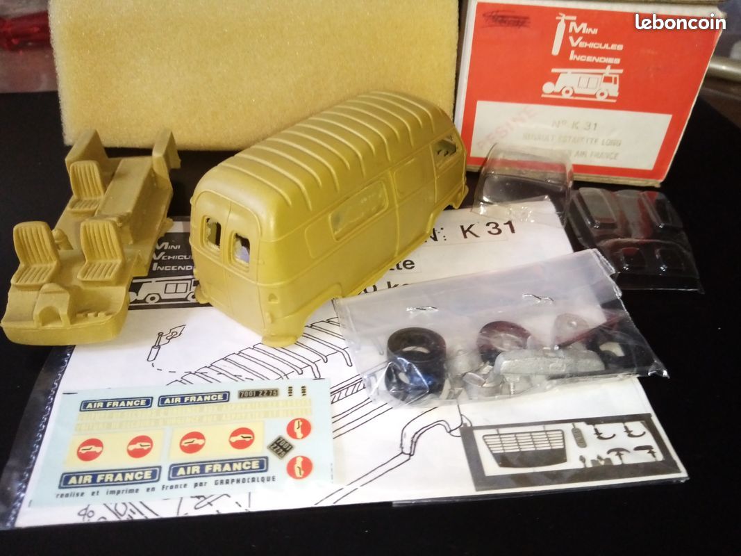 Kit Résine Monté – Camion Citroën Bâché Militaire France – Minitrucks – Maquette