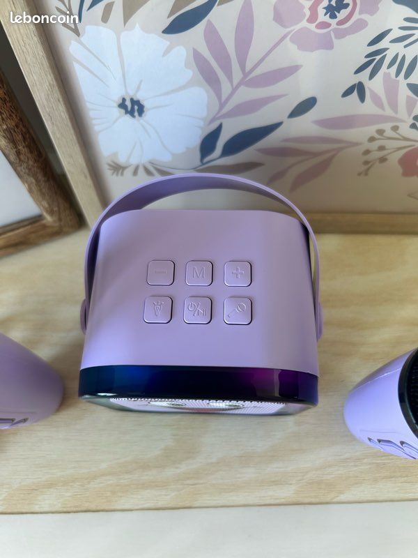 🎤 Enceinte Karaoké portable + 2 micros – Neuve 💜 (image 6)