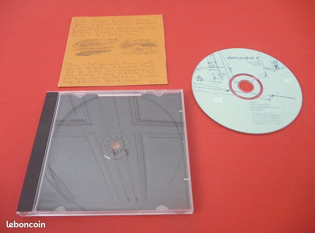 DOMINIQUE A La mémoire neuve Album 12 titres musique française - CD C. NEUF (image 3)