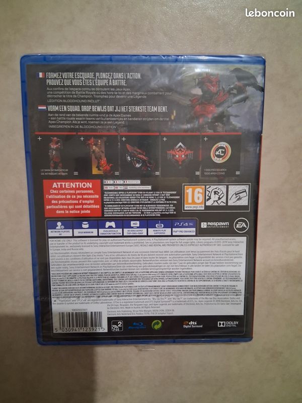 Jeu PS4 Apex Legends Bloodhound Edition - Version Française - Neuf Sous Blister Officiel