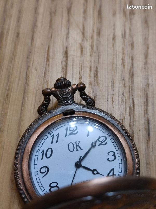 Montre à Gousset Homme Vintage N°68 - Mécanique à 10 Rubis, Type Savonnette - Occasion