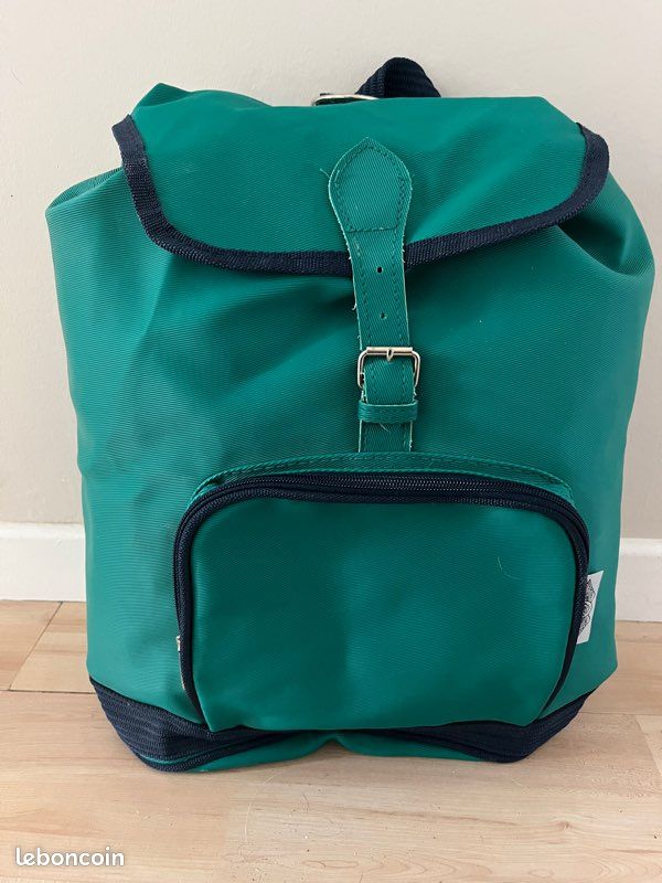 Sac à dos français - vert amande - SAINT LAZARE - Marques de France