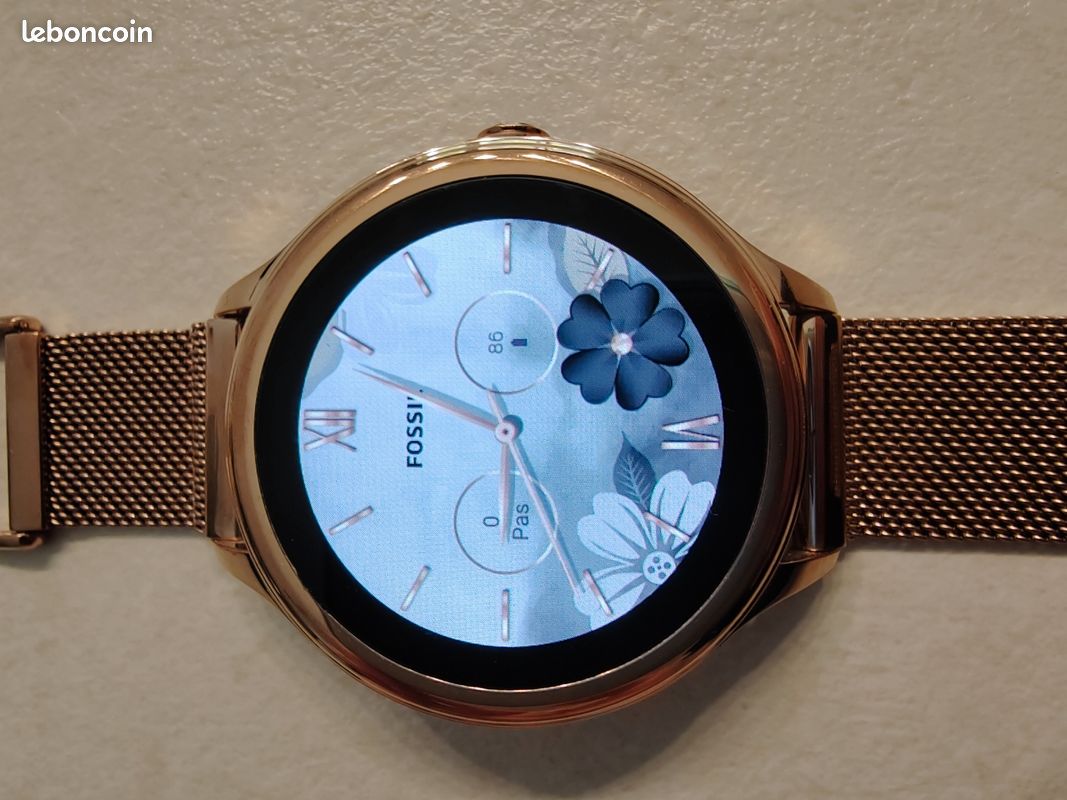 Montre connectée fossil gen 5 gold rosé (image 2)