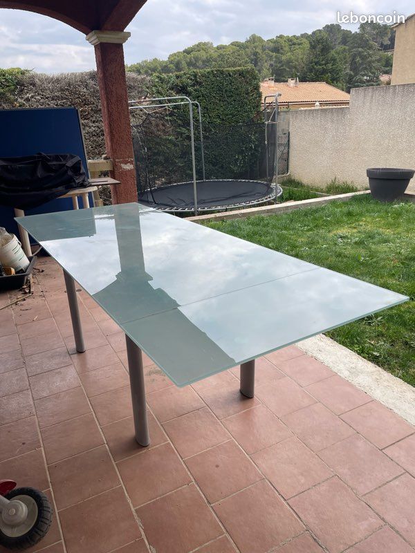 Table salle à manger verre (image 2)