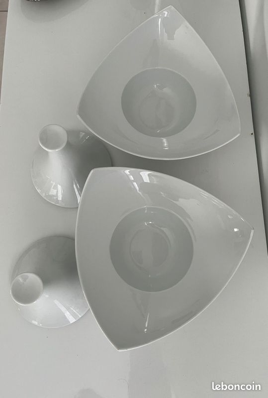 Petit plat à cloche porcelaine Pillivuyt (image 2)