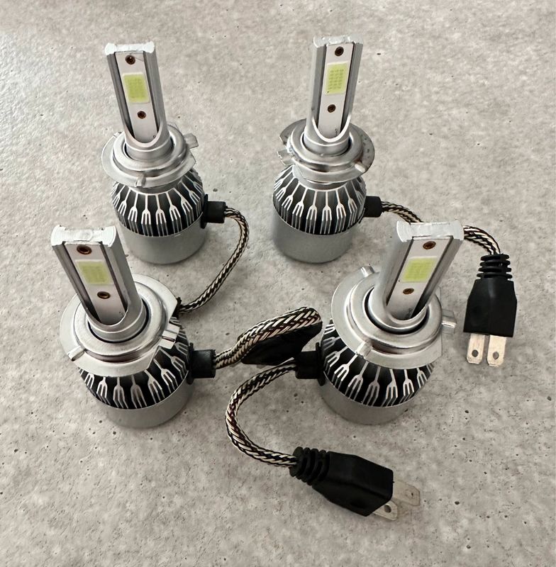 Ampoules LED H7 Haute puissance 100W - Feux de route - Équipement auto
