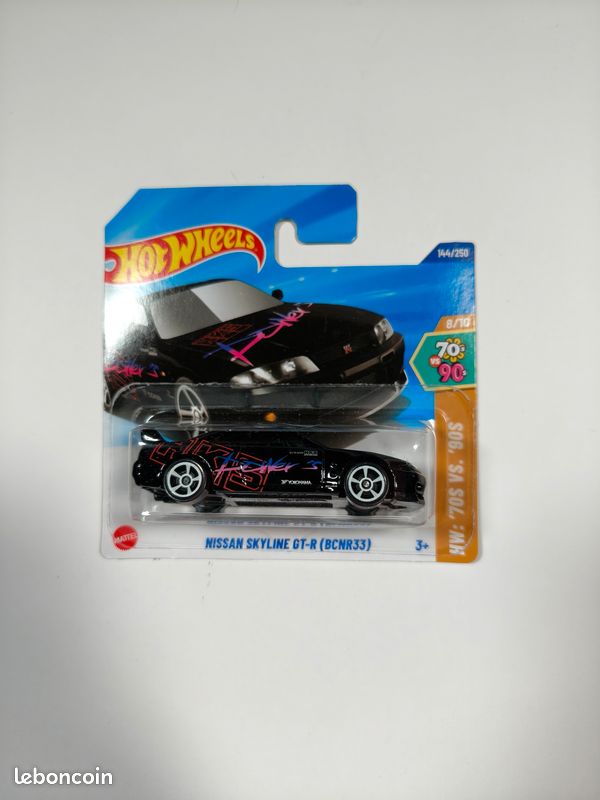 Hot Wheels 2025 – Nissan Skyline GT-R '70s VS '90s (144/250) Carte Européenne Voiture Sport Collection