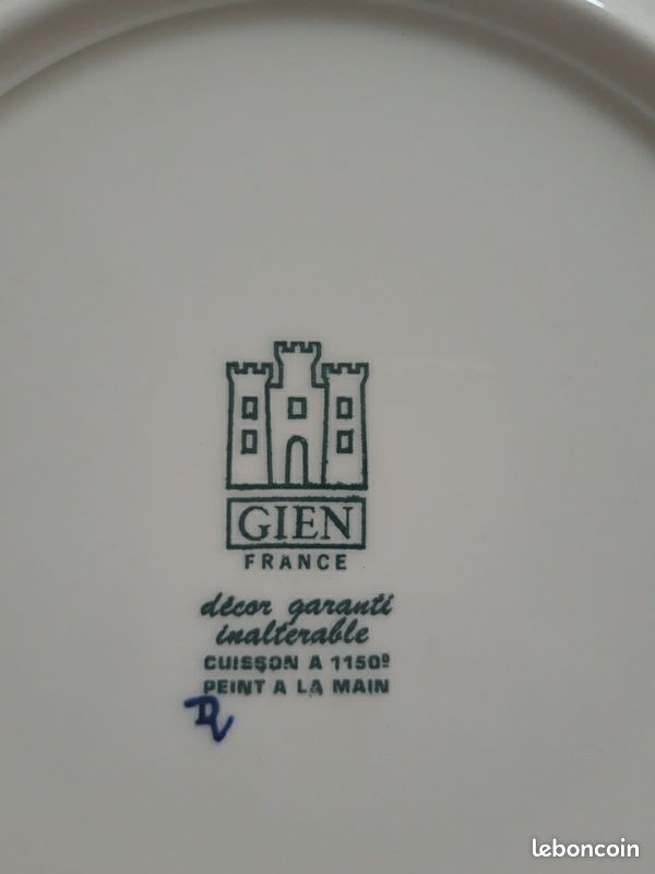 Assiette Gien Corne d'abondance (image 3)