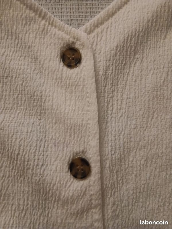 Haut blanc top (image 2)