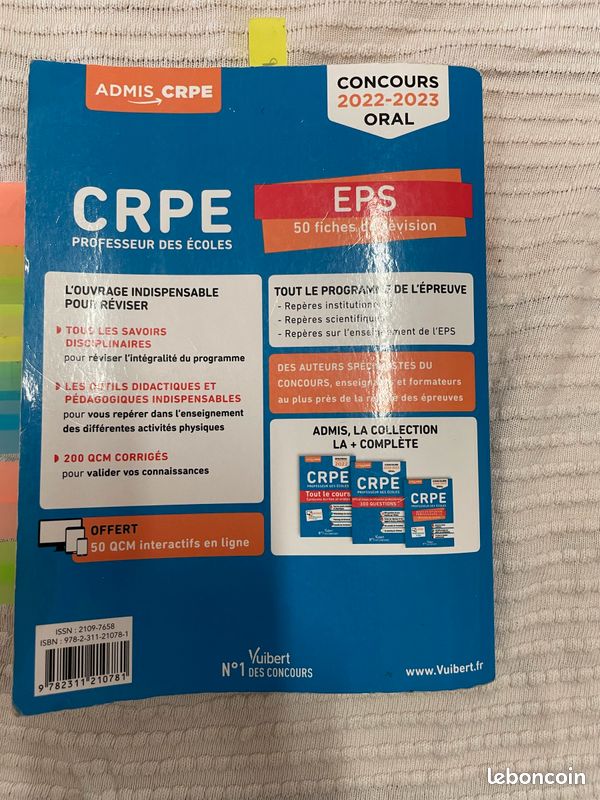 CRPE EPS 50 fiches de révisions (image 3)