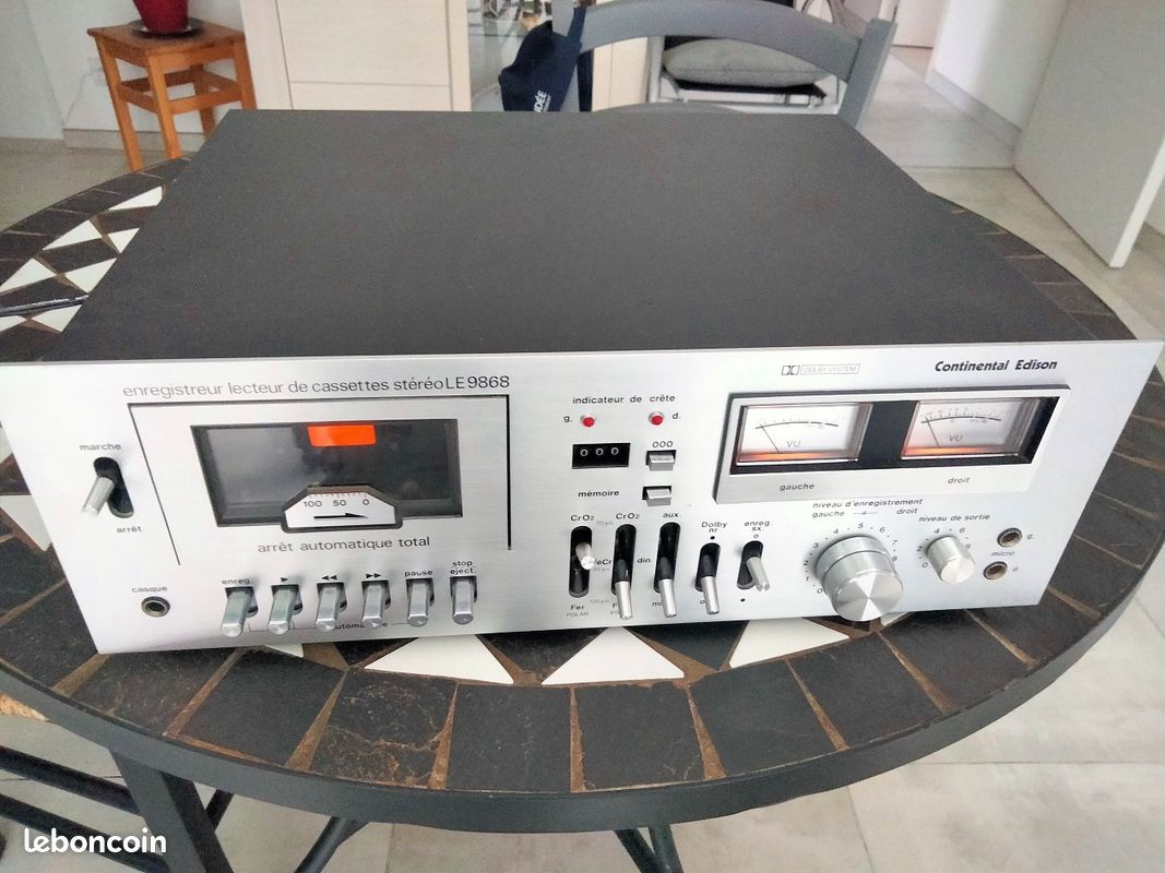 Moteur Platine Cassette Mitsumi M38E-4SC - 6V DC, 2400 RPM, Sens Horaire (CW), Réglable, Neuf, Origine Japon