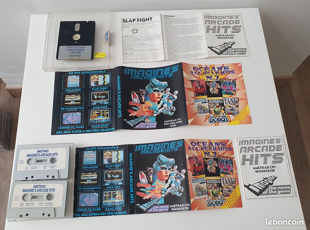 RARE !!! IMAGINE ARCADE'S HITS : 6 Jeux Mythiques sur AMSTRAD CPC 6128 EUR 49,00 - FR