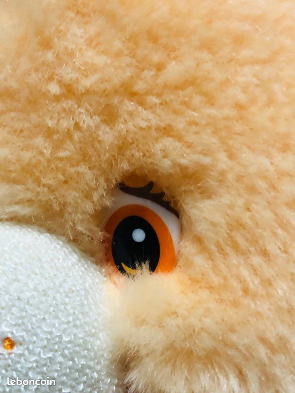 Peluche Bisounours Gourmand 32 Cm – Orange Avec Cupcake – 2003