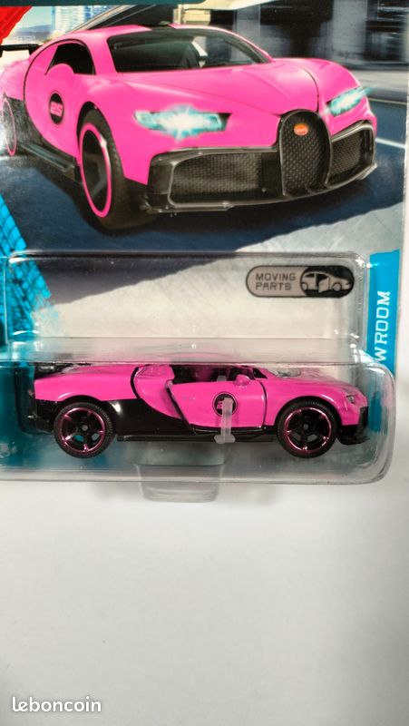 Majorette Bugatti Chiron Pur Sport – Échelle 1/64 – 7,5 Cm – Avec Carte à Collectionner