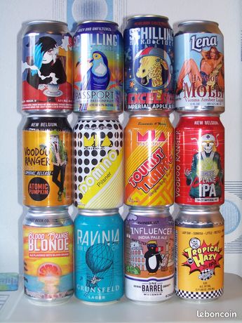 TMISHION canette de bière à double paroi Canette de bière en acier