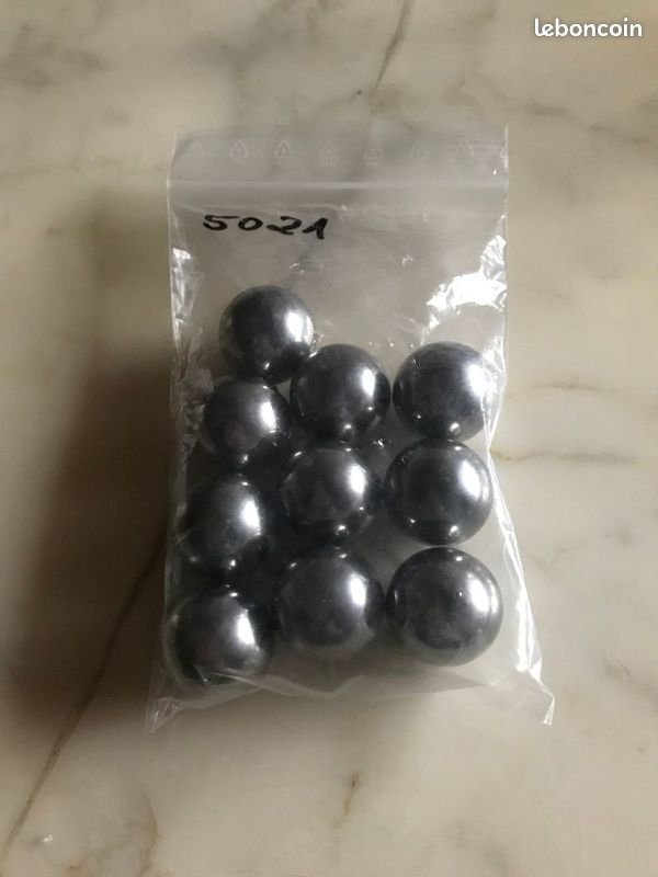 Lot de 10 Billes ( boules ) de flipper de Haute qualité taille standard,1-1/16 pour tous les flippers à aimants (image 2)