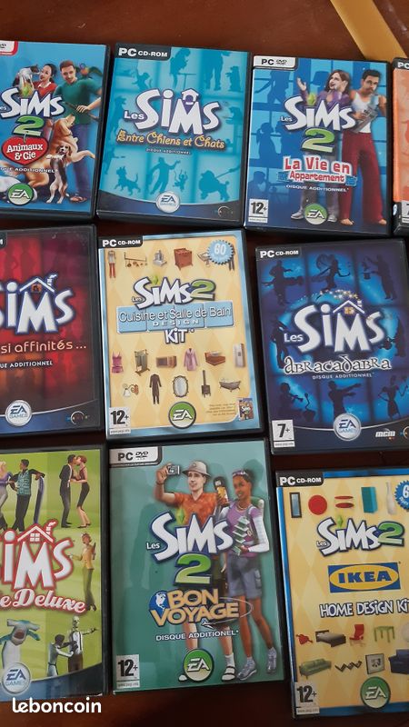 Lot de 15 jeux Sims pour PC (image 2)