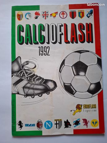 Album stickers vierge + poster calcio flash 1992 no panini - Collection