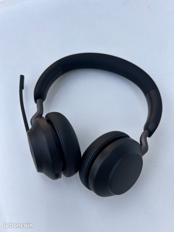 Casque Bluetooth Jabra Evolve2 65 + dongle Link 380 + housse (image 5)