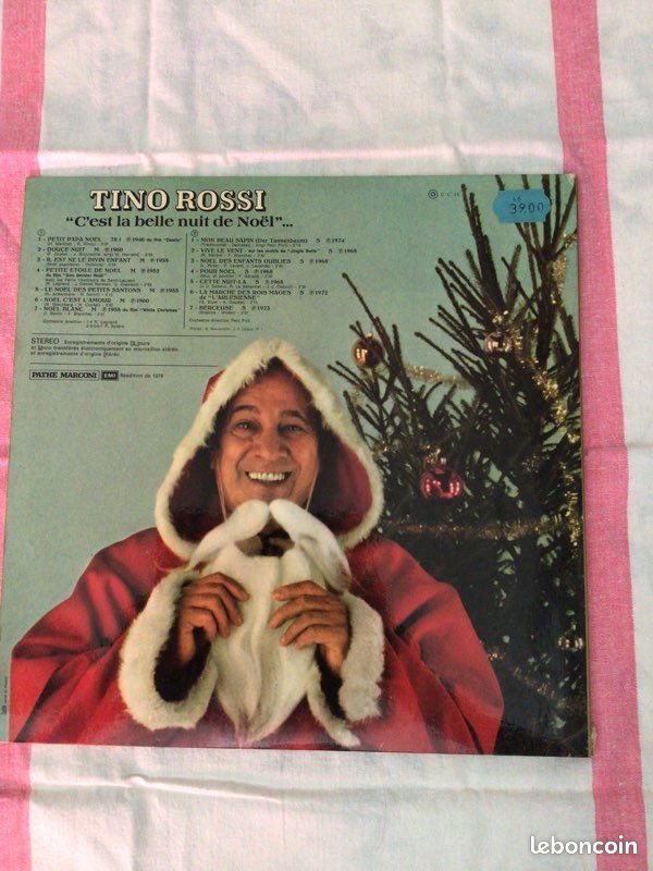 Tino Rossi, 33 tours. C’est la belle nuit de Noël (image 2)