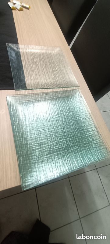 Assiette verre 29x29 (image 2)