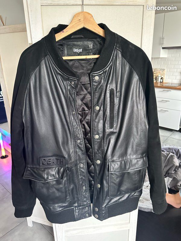 Cuir Veste Unkut Homme Veste Cuir Daim Unkut Vêtements