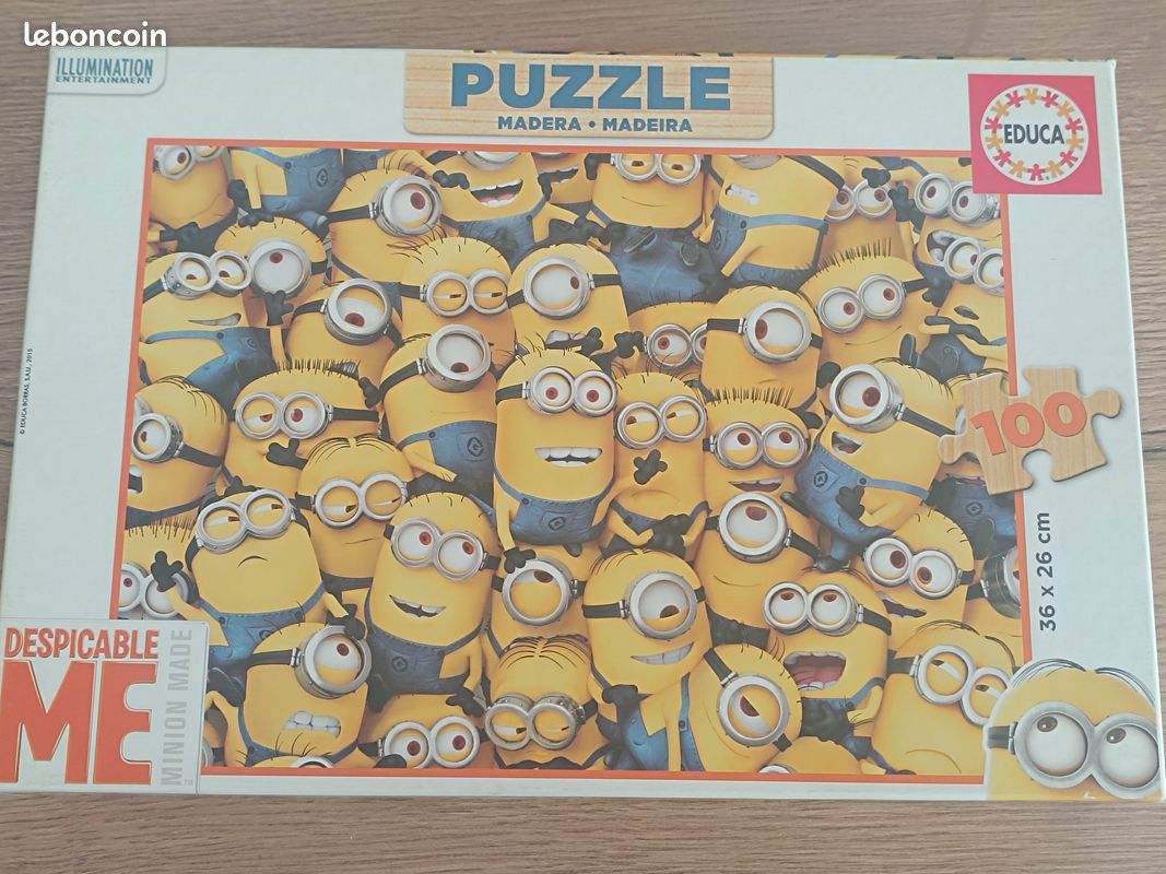 Lot 2 Puzzles 100 pièces – Minions (Bois) & Pat' Patrouille XXL – Dès 6 ans (image 4)