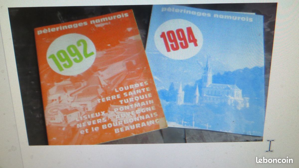 10960 Programmes de Pélerinages Namurois 1992 et 1194 (image 1)