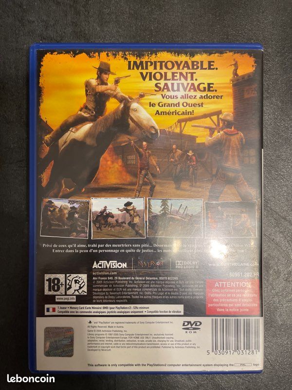 BLACK (Black Label) COMPLET BOÎTE NOTICE SONY PS2 PAL FRANÇAIS CIB OVP