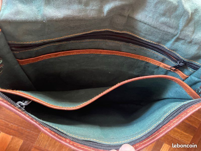 Sacoche en cuir Vintage (image 4)