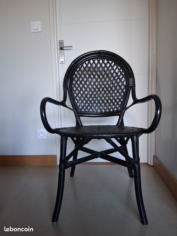 2 chaises en rotin (image 1)