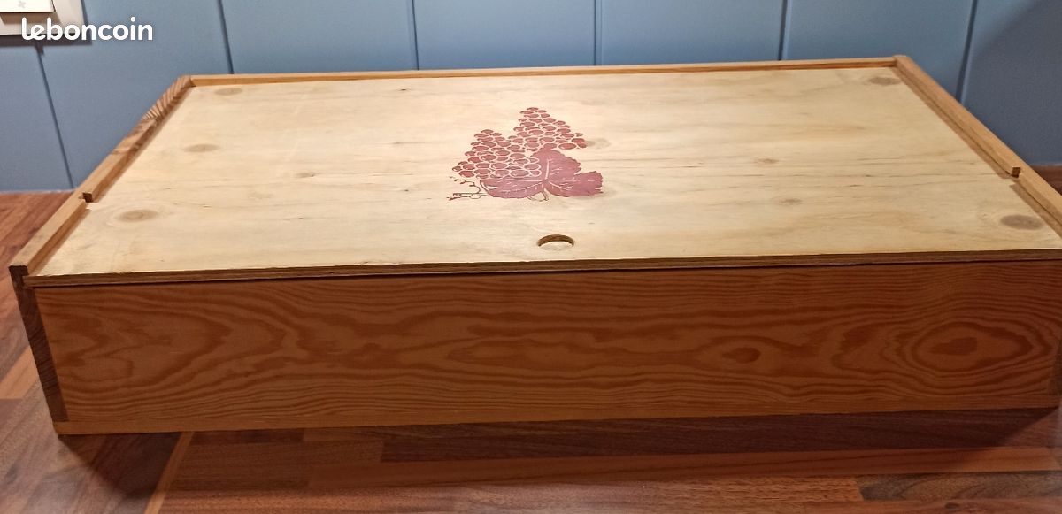 Coffret bois pour bouteilles (image 1)