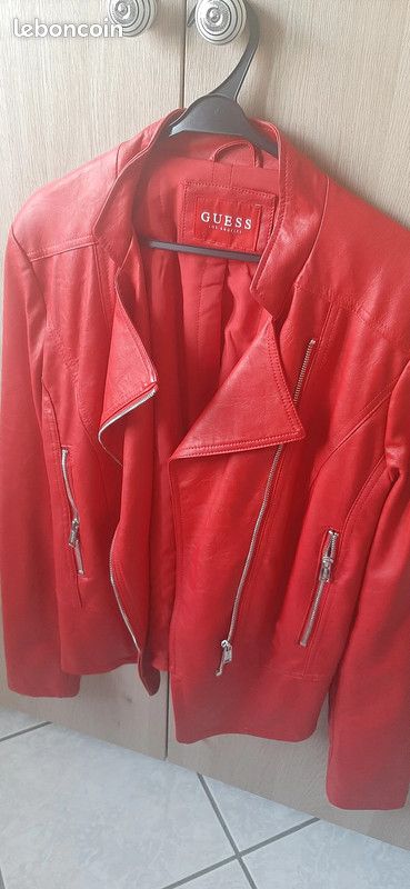 Veste Guess cuir femme Vêtements