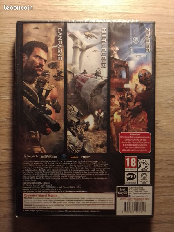 Notice / Livret Du Jeu Call Of Duty Black Ops 2 Pour PS3 - Très Bon État