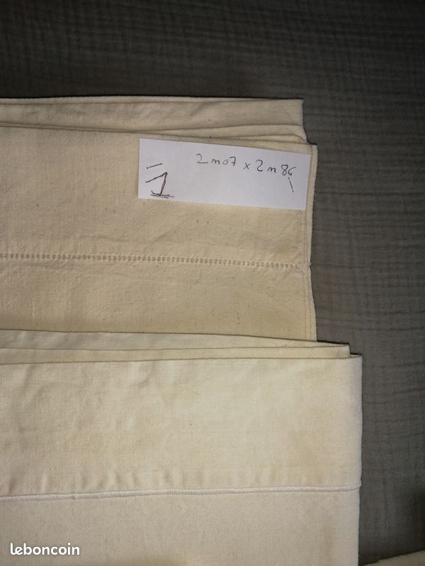 Drap ancien et toile de drap (image 5)
