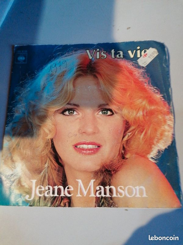 Vinyle 45 tour Jeane Manson vis ta vis (image 1)