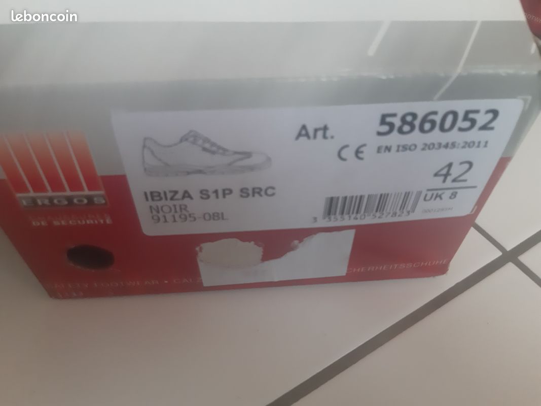 Vends chaussure de sécurité ERGOS (image 2)