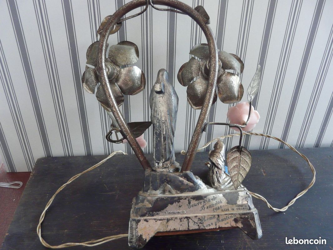 Boite a musique apparition de lourdes vintage (image 5)