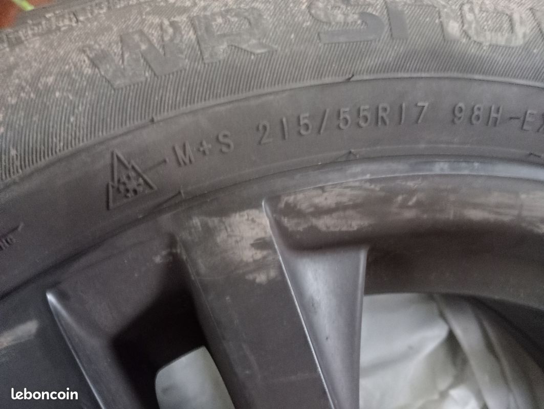 Pneus hiver 215/55 R17 Équipement auto