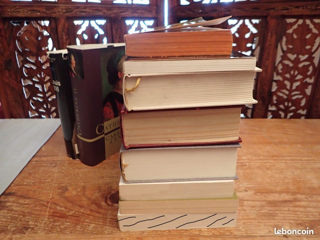 LOT Biographies (7 livres) rois,reines,chefs,conqurants (image 3)