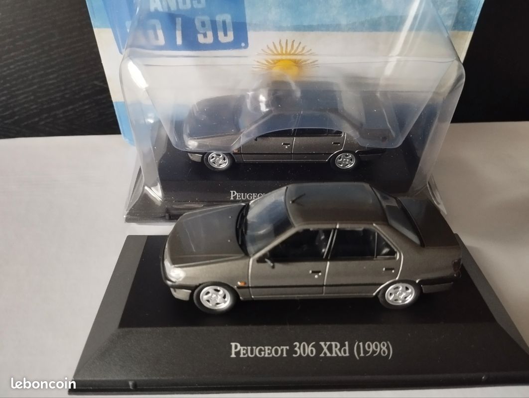 Starter Résine SB 1/43 - Peugeot 306 S16 Silver (sans Boîte)