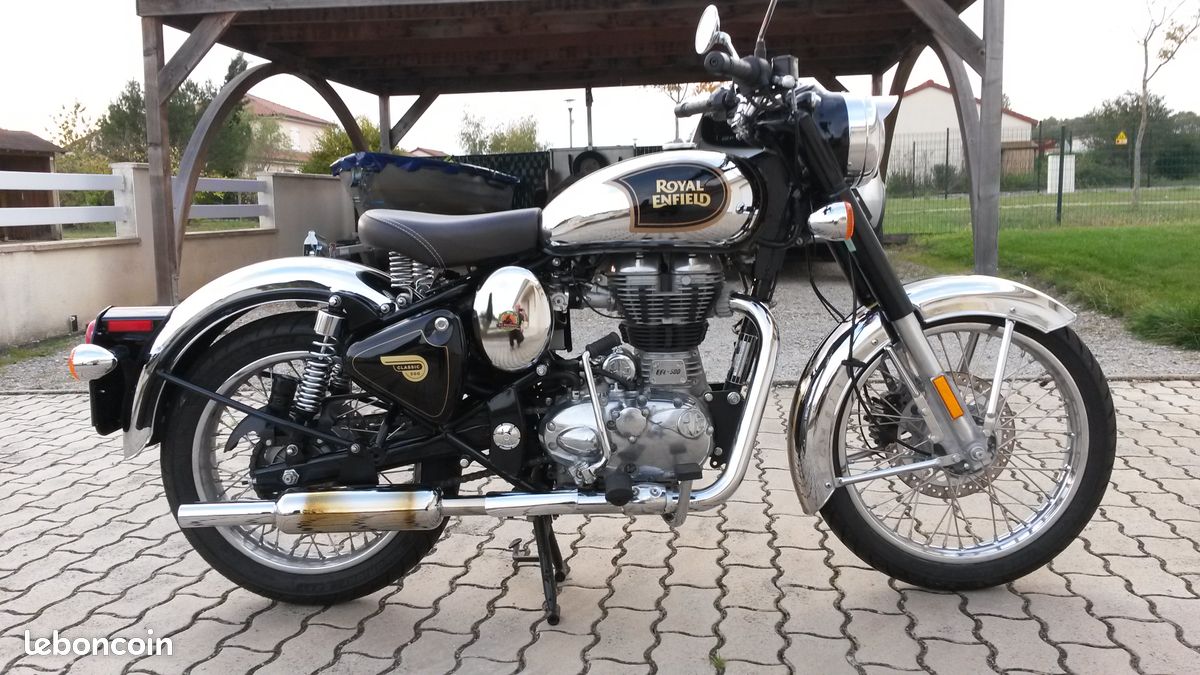 Classic 350 Chrome Black Chrome Black Classic 350 (Royal Enfield