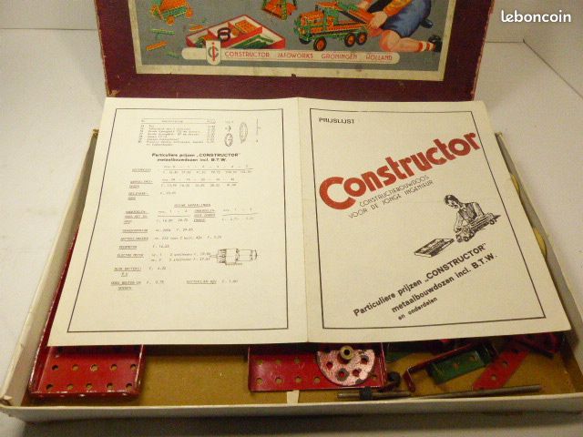 CONSTRUCTOR N°1 - Ancien jeu de construction Jouet -Dimension