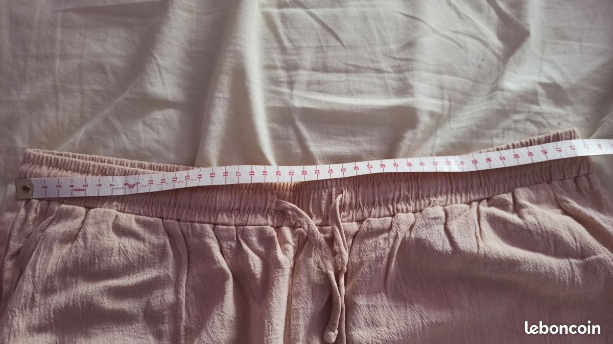 Pantalon large fluide femme (image 3)