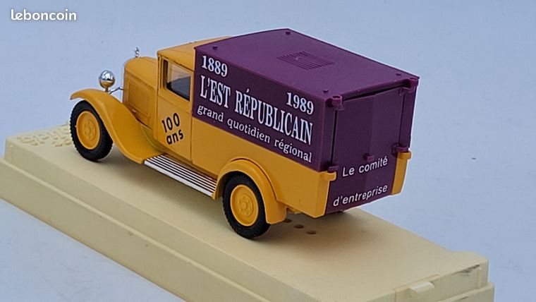 Solido 1/43 Citroën C4F Camionnette – 100 Ans Est Républicain – Promotionnel – MIB