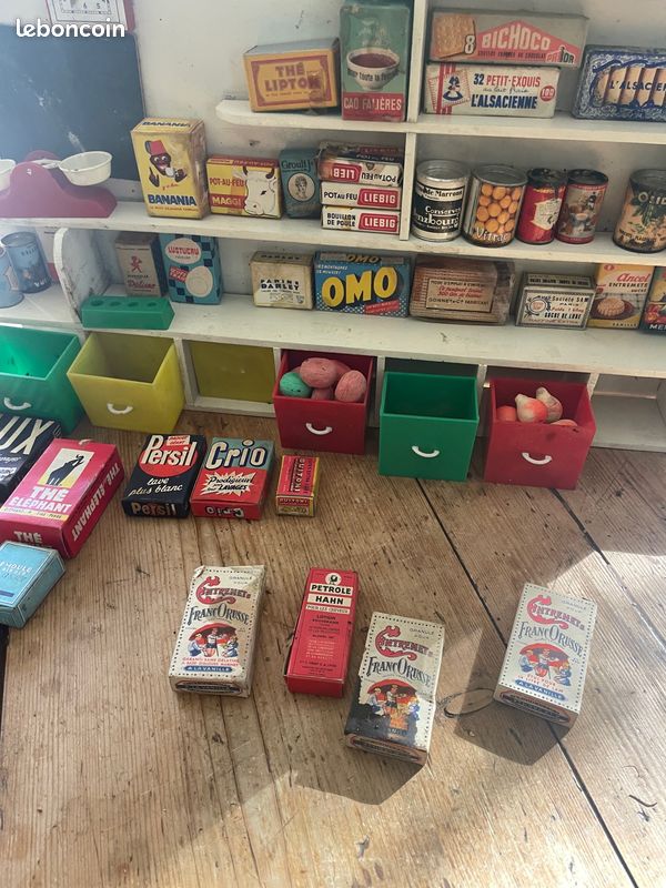 Jouet Ancien – Jolie épicerie Des Années 1950 – Vintage – Nombreux Accessoires