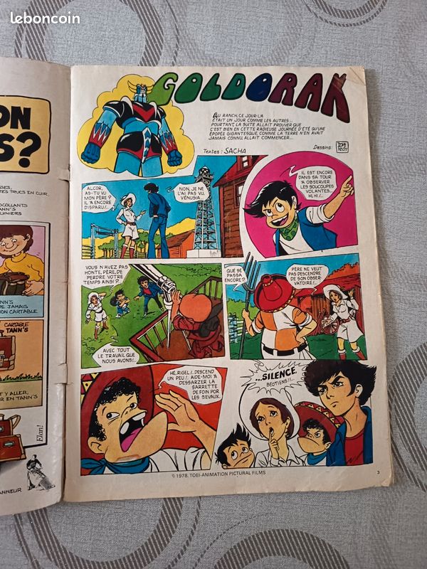 Télé Junior N°27 1980 – Goldorak – Poster Groquik Inclus – Rare